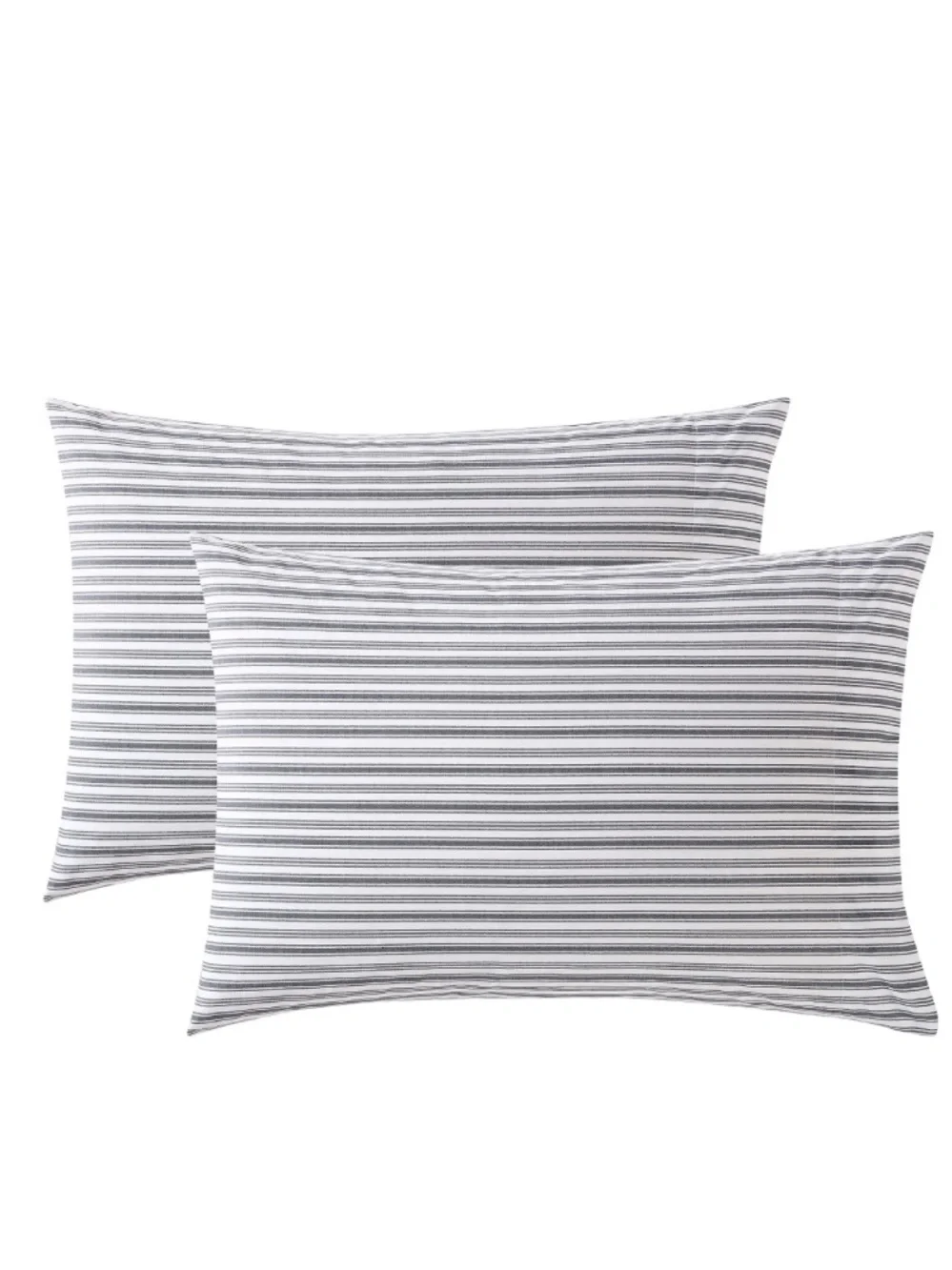 Nautica Home Standard Pillowcase Pair - BLUE STRIPE 100% Cotton